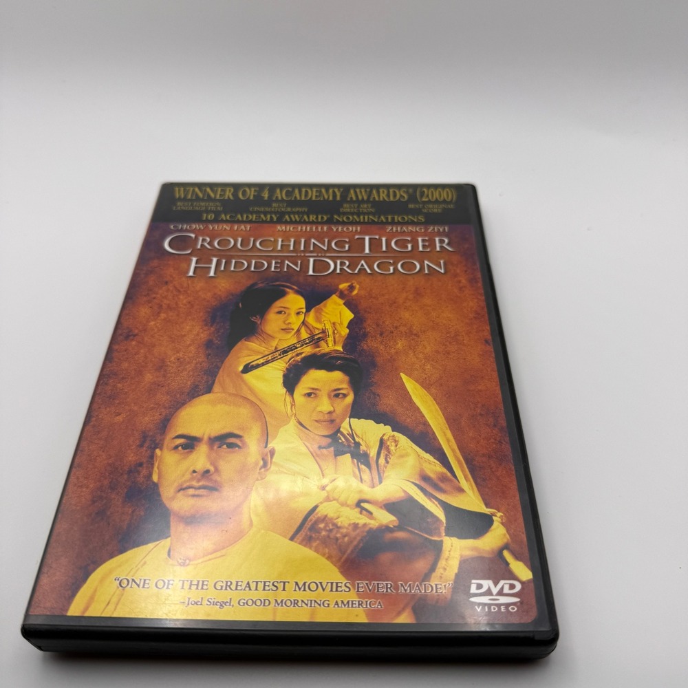Crouching Tiger Hidden Dragon DVD 2001 Ang Lee Martial Arts Widescreen Wuxia